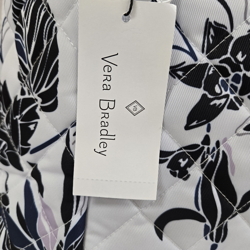 Vera Bradley Vera Tote Bag Twilight Garden - Picture 10 of 15